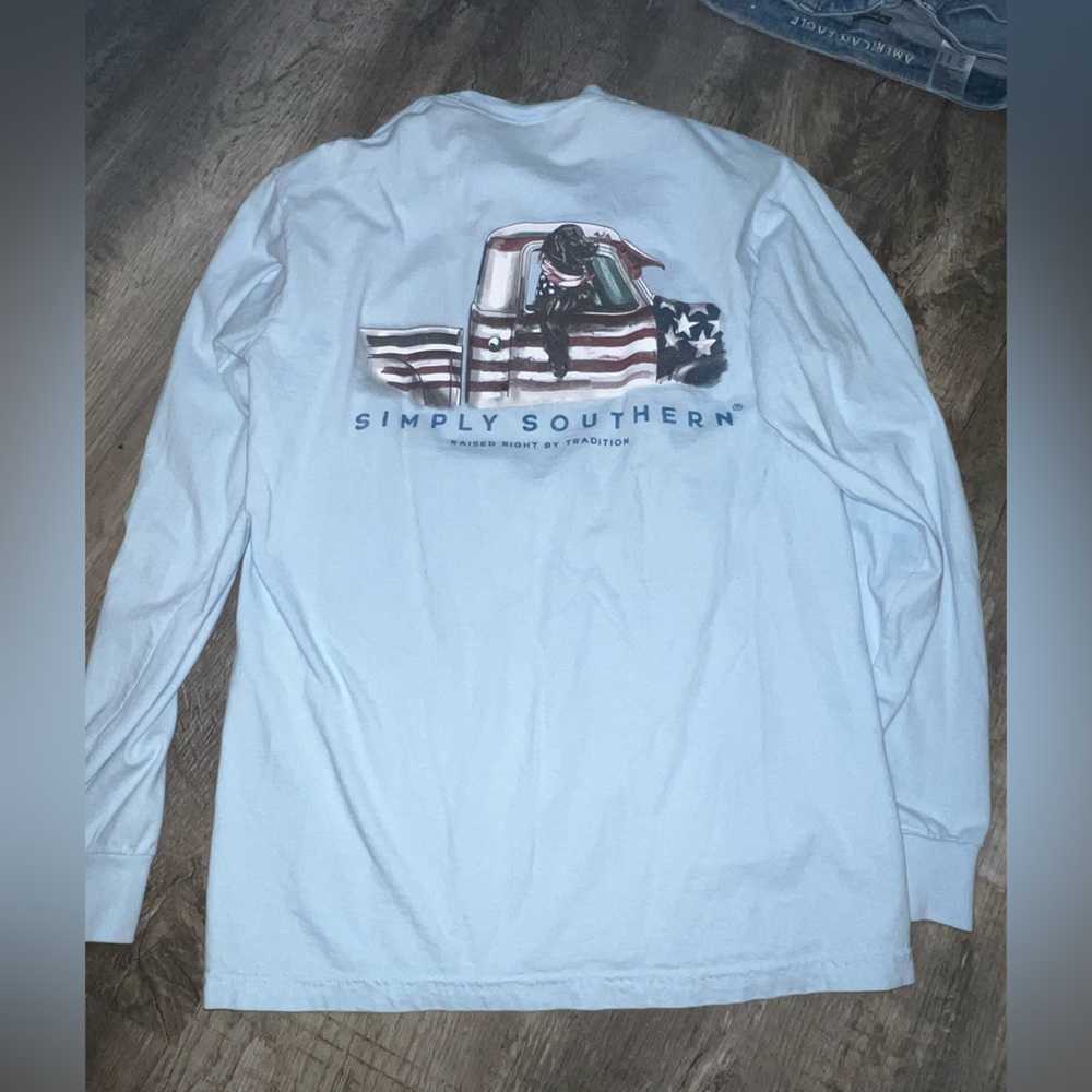 simply southern blue shirt!